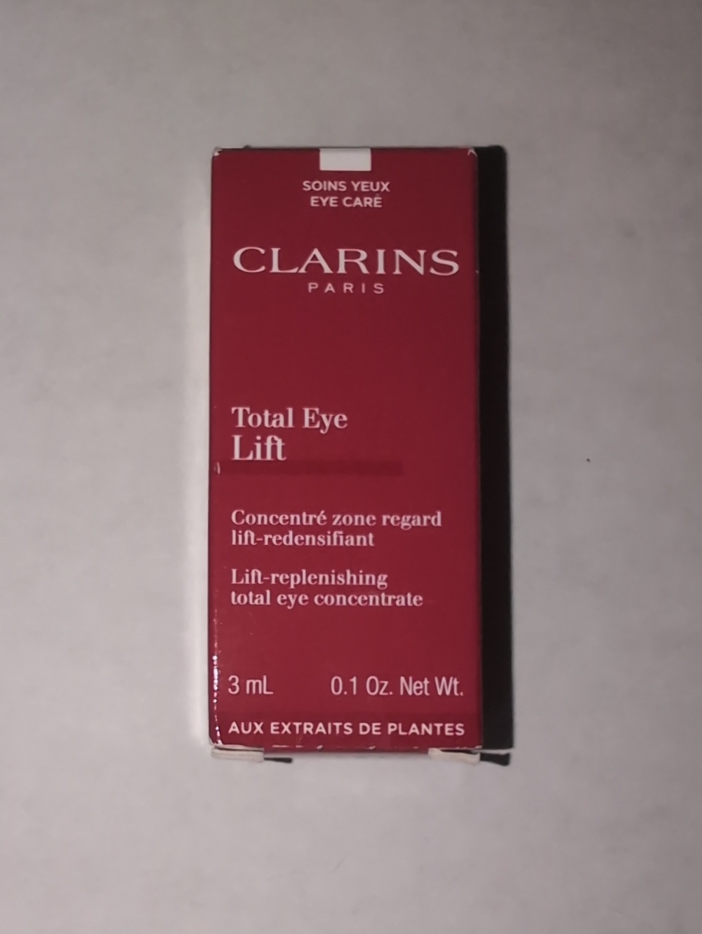 ❤️ NWT Clarins Total Eye Lift Concentrate 3ml